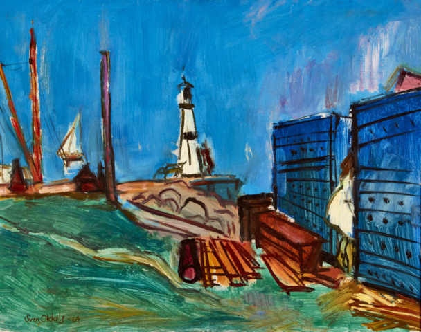 Humlebæk Havn 54x65 1964