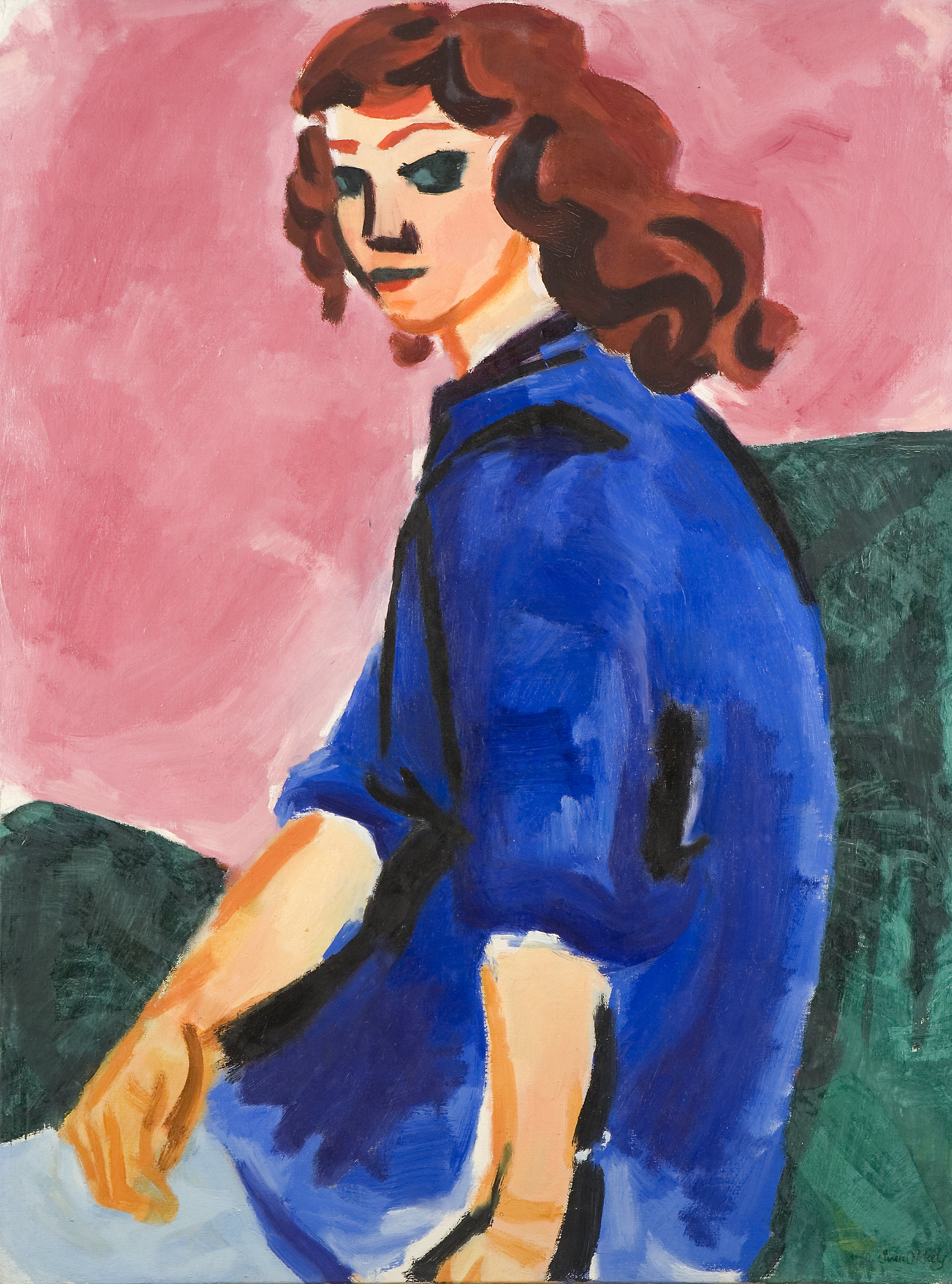 Kvindelig kunstner  1961